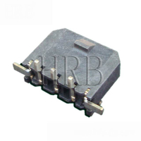 Vertikaler einreihiger SMT M3045-Stiftleistensteckverbinder mit PCB-Lötlasche